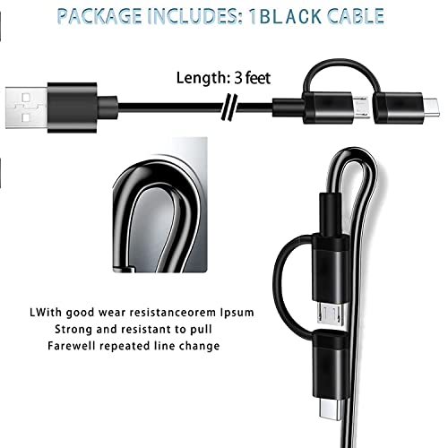 2-u-1 USB tip C & Micro Brzi zidni punjač kabel za punjenje potrošača Cellular Avid 589, TRIMIT SPEAKER, Samsung, Lenovo M10 P10 P11 tablet, JBL Bluetooth zvučnik, Bose ušice, piksel 6 Pro 5 4A