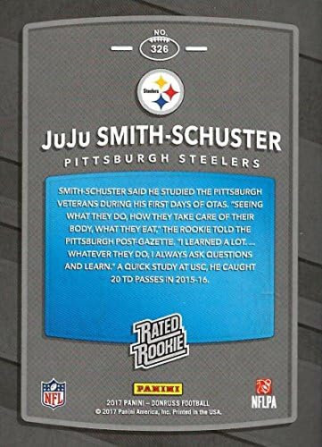 2017 Donruss # 326 Juju Smith-Schuster Steelers ocijenio je nogometnu kartu Rookie NFL NM-MT