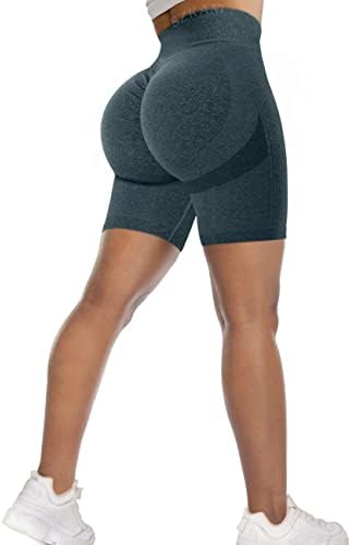 Szkani Butt Dizalica za vježbanje za žene plijen bešavne škrtske guzičke kratke hlače visoke struke joga biciklističke gaćice
