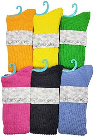 6 pari Slouch čarapa za žene, meka izuzetno dugačka čarapa za koljena, skupno pakovanje