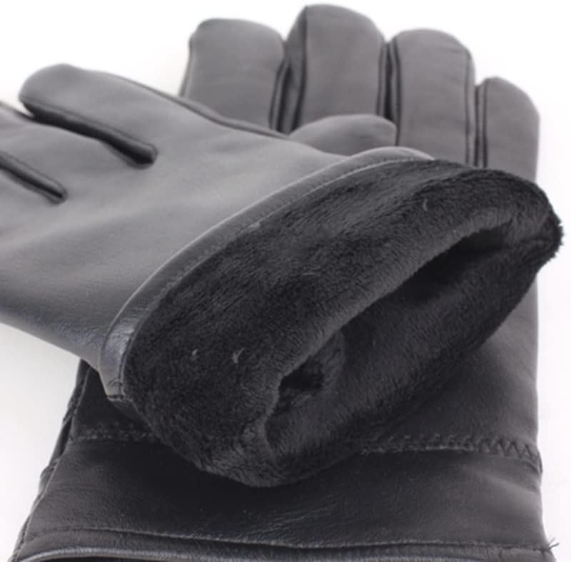 N / A muške kožne rukavice muške kožne tople rukavice od flisa otporne na vjetar biciklističke rukavice od flisa