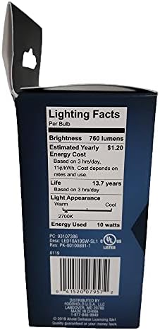 Smartliving 60 W 760 lumena, meke bijele LED Sijalice