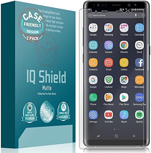 IQ štit mat zaštitnik ekrana kompatibilan sa Samsung Galaxy Note 8 filmom protiv odsjaja protiv mjehurića