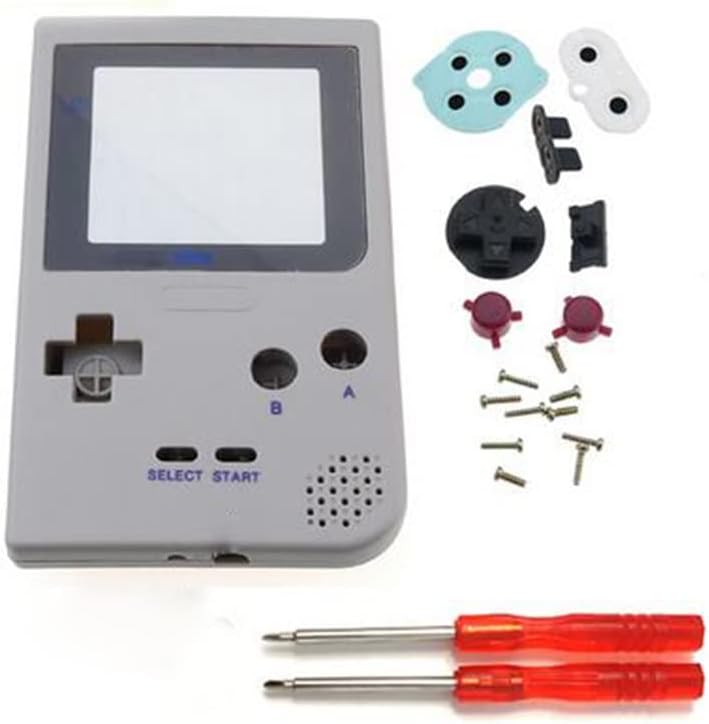 Poklopac kućišta sa dugmadima gumeni jastučić odvijač alati za zamjenu Gameboy džepne GBP konzole za igru