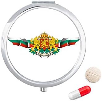 Bugarska Zastava Nacionalni Amblem Kutija Za Pilule Džepna Kutija Za Skladištenje Lijekova