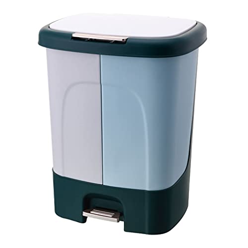 Ditudo kante za smeće kanta za smeće sa dvostrukom Bačvom dizajn sa dvostrukim poklopcem za sortiranje smeća kanta za smeće za domaćinstvo pedala za sortiranje Kancelarijska kuhinja velika/a-30L