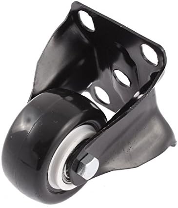 Aexit 2 Dia Cinders Rotible Crna plastična kotača Top ploča Kotači sa fiksnim pločama okretni kotač
