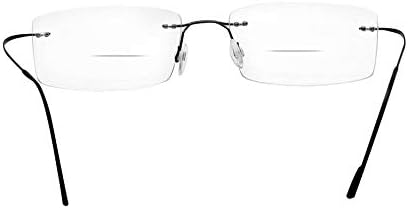Huihuikk super svjetlosni naočale bez riskih očiju +1,50 Crveni čitači naočale W
