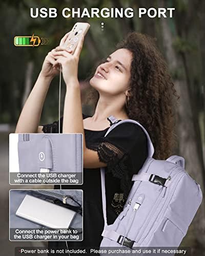 bergsalz Travel Backpack Essentials za žene muškarci Airline odobren lični predmet putna torba College Laptop ruksak za djevojčice