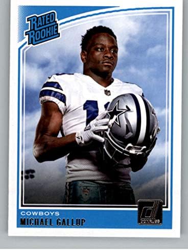 2018 Donruss Football 324 Michael Gallup RC Rookie Card Dallas Cowboys ocijenjeni rookie službena NFL trgovačka kartica