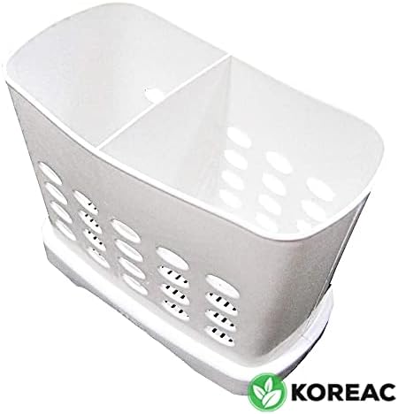 KOREAC_ kuhinjska ostava držač za štapiće korpa za mašine za pranje sudova L6. 3 X H5. 3 X W3 plastični odvodni nosač / Kapacitet 2 podeljena odeljka
