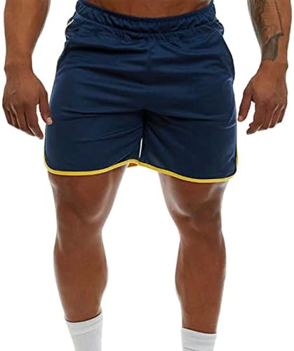 HDDK muški kratke hlače Ljeto 5 inča Atletičke bodybuilding kratke hlače Stripe Split Stretch trening za obuku