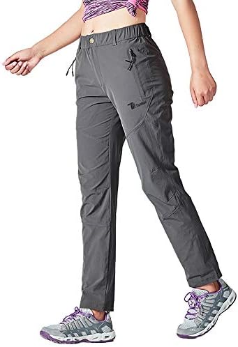 Rdruko Ženske planinarske pantalone na otvorenom lagane suve suhe vodootporne putne hlače sa džepovima