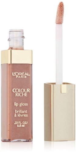 L'oréal Paris boja Riche sjajilo za usne, bogato smeđe, 0,23 fl. oz.
