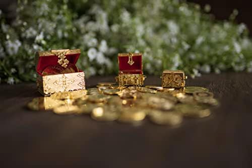 EHV Wedding Unity kovanice – Deluxe ručno rađeni vjenčani novčići s prekrasnom kutijom za izlaganje – tradicionalni Arras za vjenčanje-elegantna
