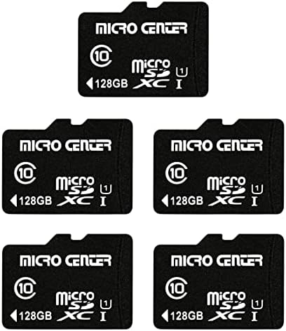 Micro Center 128GB CLASS 10 microSDXC flash memorijska kartica s adapterom za mobilni uređaj za pohranu telefona, tablet, drone i