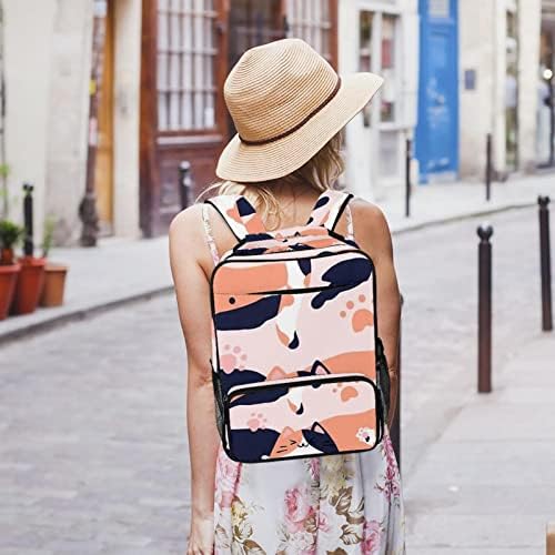 VBFOFBV putni ruksak, backpack laptop za žene muškarci, modni ruksak, ružičasti lijepi životinjski crtani film