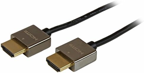 Starch.com Slim Slim HDMI kabl W / niski profil Metalni konektori - 4K brzi HDMI kabel W / Ethernet - 4K 30Hz UHD HDMI Cord - 10,2