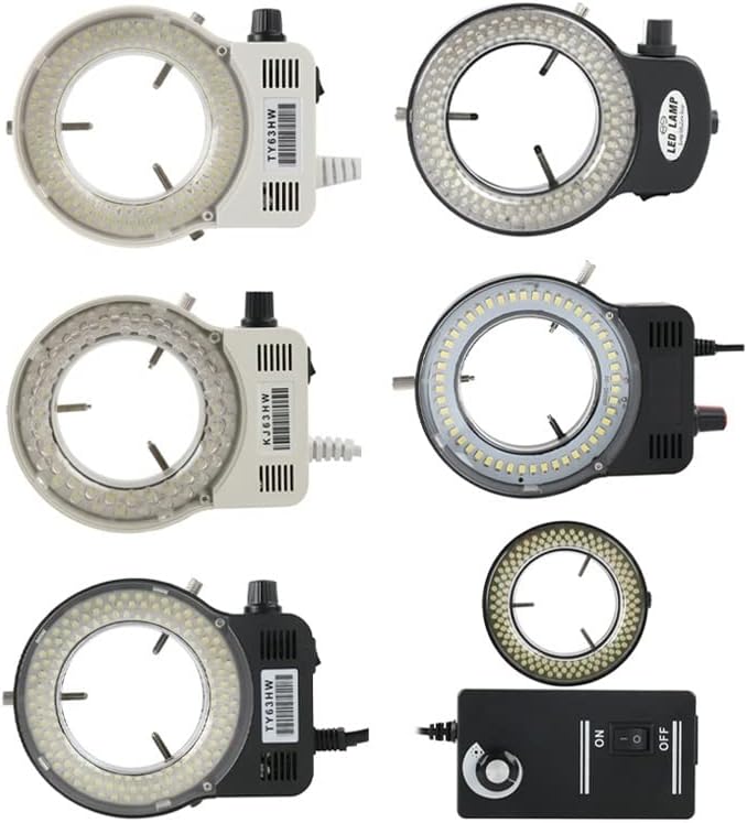 Oprema za mikroskop podesiva LED prstenasta lampa za mikroskop, laboratorijski potrošni materijal za Stereo Trinokularni mikroskop