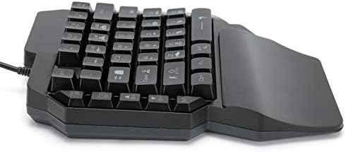 Zopsc 5V OneHanded USB žičana RGB mehanička tastatura za igranje za igranje 7color Backlight Računarska oprema