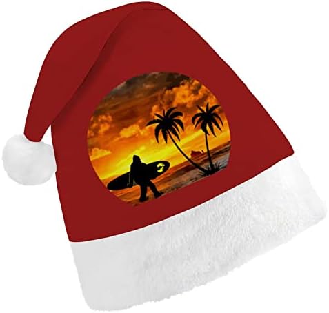 Bigfoot Surf Božićni šešir Santa šešir za uniseks odrasle Comfort Classic Božić kapa za Božić Party Holiday