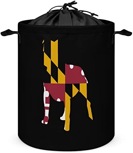 Pitbull Maryland Zastava sklopiva korpa za veš velika korpa za veš lagana korpa za odlaganje Organizator igračaka sa ručkama