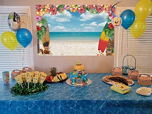 Ljetna pozadina plaže Na Havajima 10x8ft Aloha cvijet tropske palme plavo nebo ploča za surfanje okeana Havajska fotografija pozadina Baby Shower Rođendanska zabava dekor Luau Photoshoot veliki Tiki Photo Booth rekviziti