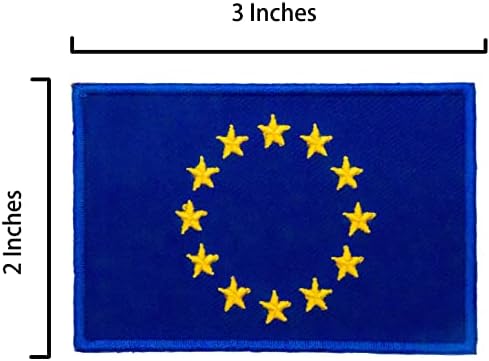 A-One 3D EU zastava za zastavu EU + Cyprus Country Zastava Applique Patch + EU navratnik Enamel PIN, Centraise SOUNSING odijelo Denim majica Kožna jakna, metalni pin za odjeću br.433 + 086A