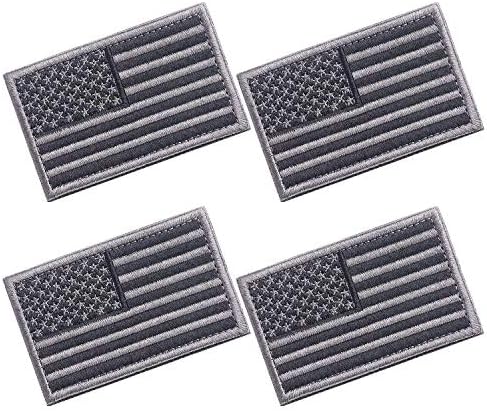 4 komada Američka zastava zastava 3,2 x 2,0 inčna taktička američka zastava za patch vezena tkanina šivati ​​na američkoj zastavi