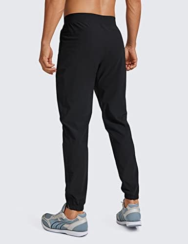 CRZ joga muške lagane joggere hlače - 29 Brze suho vježbanje hlače za staze trčanje teretane atletske hlače sa džepovima sa patentnim zatvaračem