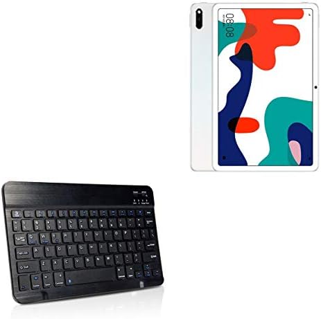 BoxWave tastatura kompatibilna sa Huawei MatePad - SlimKeys Bluetooth tastaturom, prenosiva Tastatura sa integrisanim komandama za Huawei MatePad-Jet Black