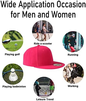 PLAIN GEAR Classic Flat Bill kape za muškarce & amp ;žene Snapback Brim šešir-prazan Snap Back jednobojna sa zatvaračem