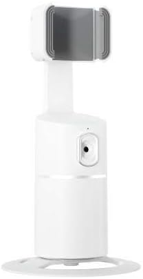 Boxwave Stand i Mount kompatibilan sa Blu G50 Plus - Pivottrack360 Selfie stalk, praćenje lica okretnog postolja za Blu G50 Plus - zimska bijela