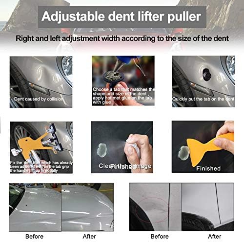 GLISTON AUTO DENT CIT - podesivi zlatni alati za uklanjanje zuba za uklanjanje bez boje bez repa u dent komplet u traci za dizač automobila