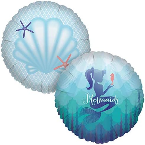 Rođendanska ekspresna sirena ispod morske zabave - balon od folije