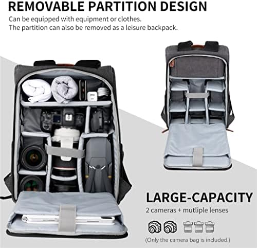 NIZYH ruksak kamere velikog kapaciteta vodootporna putna torba sa malom torbom za DSLR Stativ za sočiva