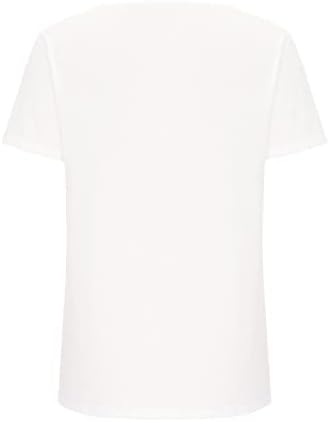 Djevojke V izrez čipka pamuk gradijent cvjetna grafička bluza majica za žene Ljetni pad H4 H4