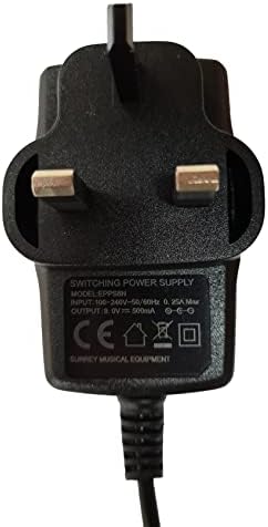 Zamjena napajanja za MOSKY Audio Crunch Crvene distorzije Efekti adapter Pedal UK 9V