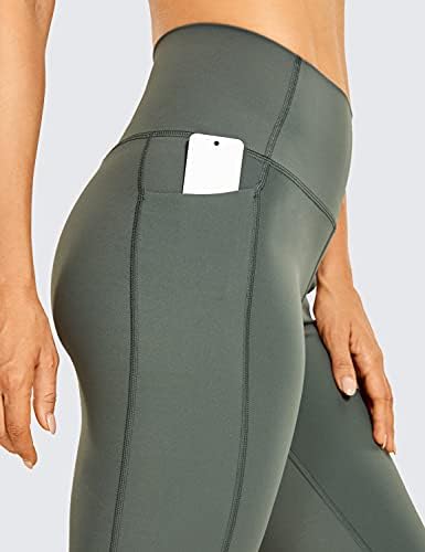 CRZ joga ženski goli osjećaj biciklističke gaćice - 4 '' / 5 '' / 6 '' / 8 '' / 10 '' visokog struka joga teretana Spandex kratke bočne džepove
