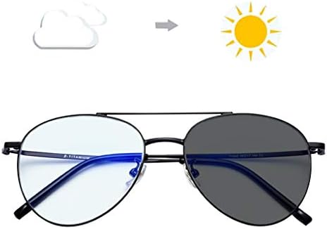 BWBZ COLL Promjena naočala za čitanje multi-fokus anti-plave naočale za čitanje ostataka anti-UV zaštita od zračenja ublažavaju umor čisti titanijumski okvir Auto zumiranje