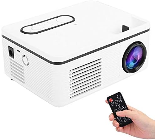 Mini video projektor, 1080p Multimedija Početna Cinema Theatre HD LED filmski projektor sa 1000: 1 kontrast za radnu površinu / DVD / Game Console / zvučnik