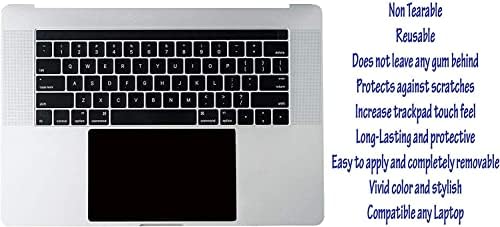 Ecomaholics Laptop touchpad Trackpad Protector Cover skin Sticker folija za Lenovo ThinkPad E580 Laptop od 15,6 inča, crni mat zaštitnik
