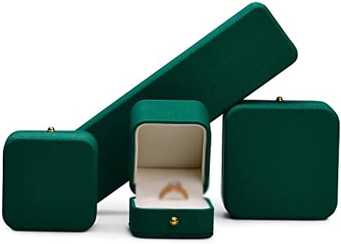 Kutija za nakit kožna Flaneletna prstenasta kutija privjesak torbica narukvica Storagecase paket dugih lanaca Organizator nakita travel Storage