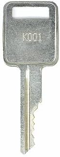 Vremenska zaštita K058 Zamjenski alat Key: 2 tipke