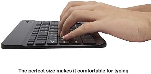 BoxWave tastatura kompatibilna sa Huawei Honor 50-SlimKeys Bluetooth tastaturom, prenosiva Tastatura sa integrisanim komandama za Huawei Honor 50-Jet Black