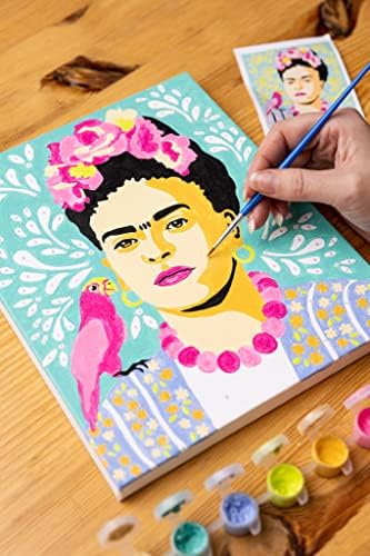 Danas je dan umjetnosti Frida Kahlo - samoportret - boja po brojevima komplet