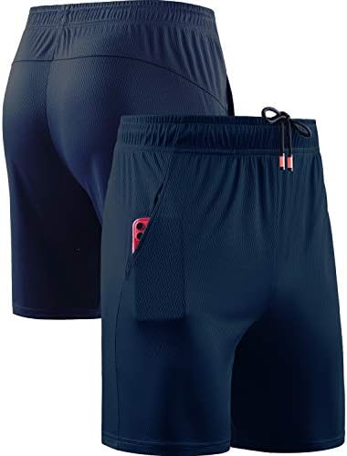 Muškarci Cadmus 2 paketa 7 Hlače za vježbanje za trčanje w džepova Brze suhe The Gym Shorts