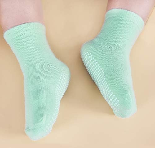 Cozyway za bebe protiv klizanja čarape 12 pakovanja sa hvataljkama za toddlers Little Boys Girls Dojenčad Kids Non Skid Sox