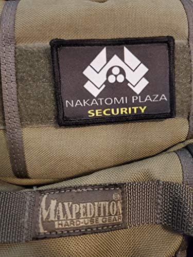 2x3 Die Hard Nakatomi Plaza Security Tactical Vojna zakrpa. Kuka i petlja izrađena u SAD-u savršena za vaš ranac, pakovanje, molle zupčanik, šešir operatera ili kapu!