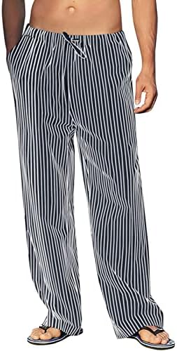 Miashui Muške šetnice Skladišta muške casual pantalone Stripe Trend Trend Omladinska ljetna muška muške vježbe Kratke hlače sa džepovima